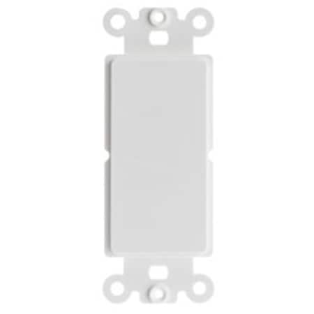 Cable Wholesale 4 Port Keystone Wall Plate - White 301-4K-W